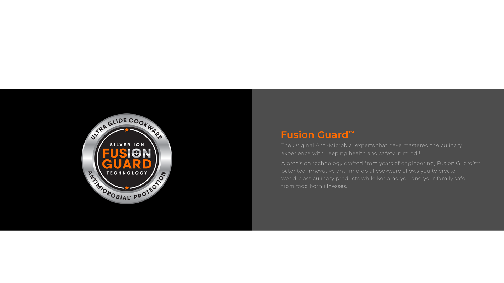 Fusion Guard Ultra Glide Cookware - Antimicrobial Protection